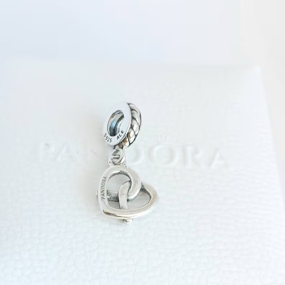 Pandora Pretzel Charm Berlin Germany Love Travel Silver #10 - Picture 3 of 5